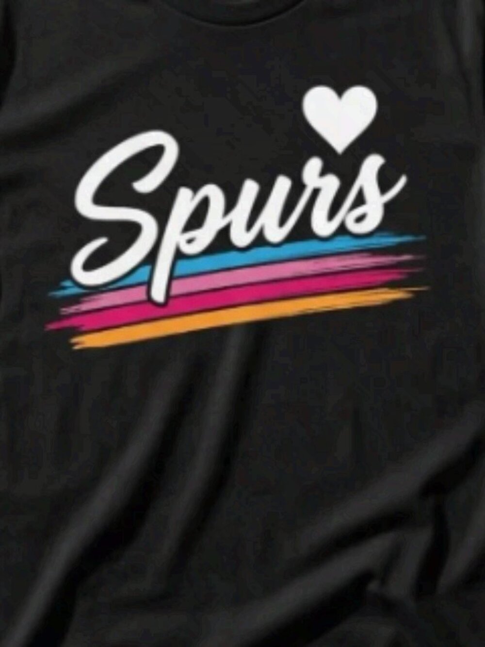 San Antonio Spurs Vintage Retro NBA Basketball Graphic Tee Y2K Shirt - Picture 2 of 2